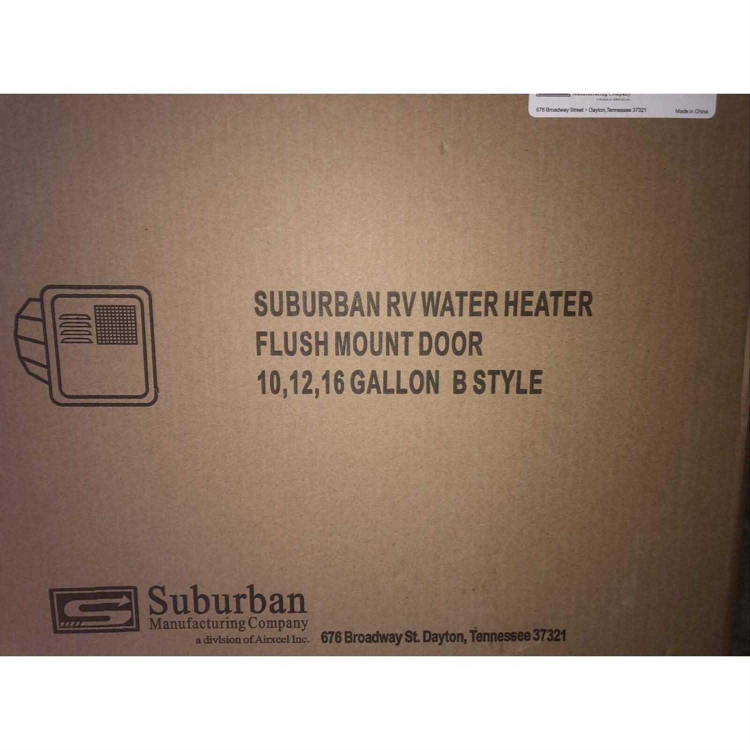 Suburban 6259APW Flush Mount 10 Gallon Water Heater Door