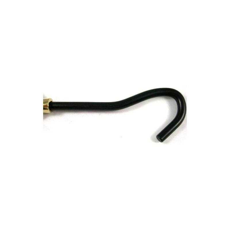 Metal Fireplace Damper Pull with Solid Brass Handle
