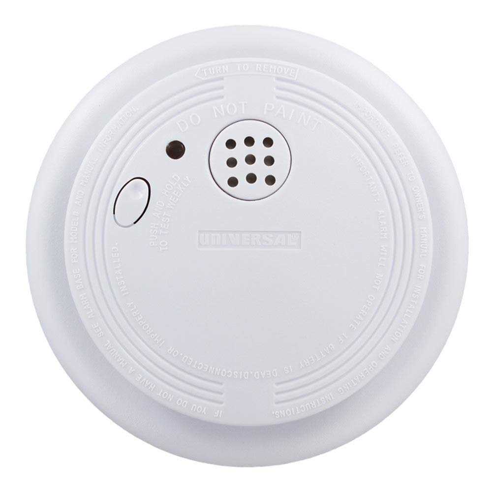 USI Electric SS-901-LR 9-Volt Battery Operated Photoelectric Smoke and Fire Alarm