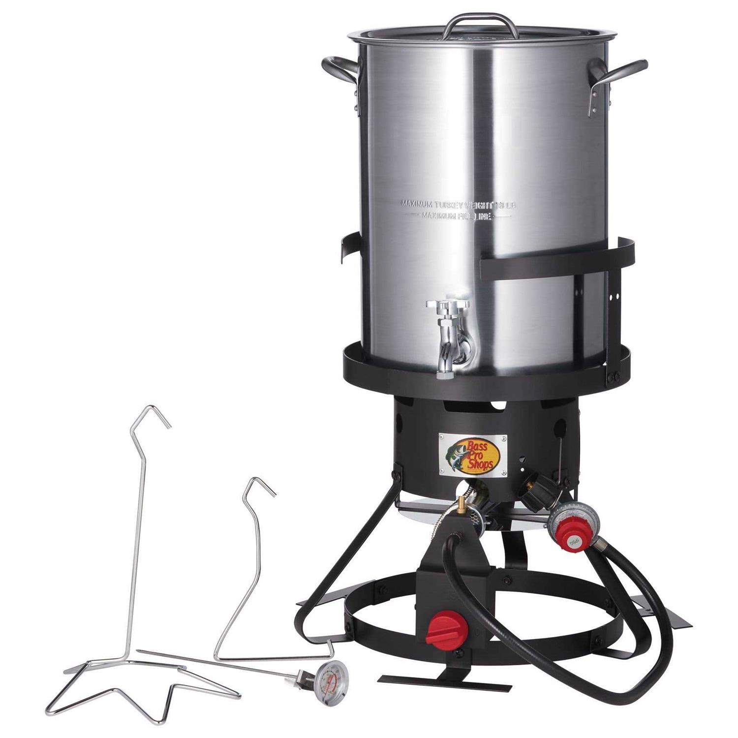 Bass Pro Shops Stainless Steel Turkey Fryer with Spigot