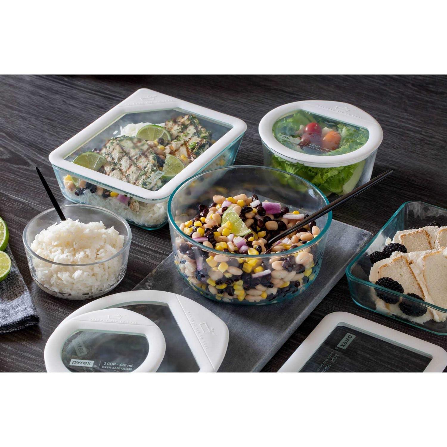 Pyrex Ultimate 10-Piece Glass Storage Set