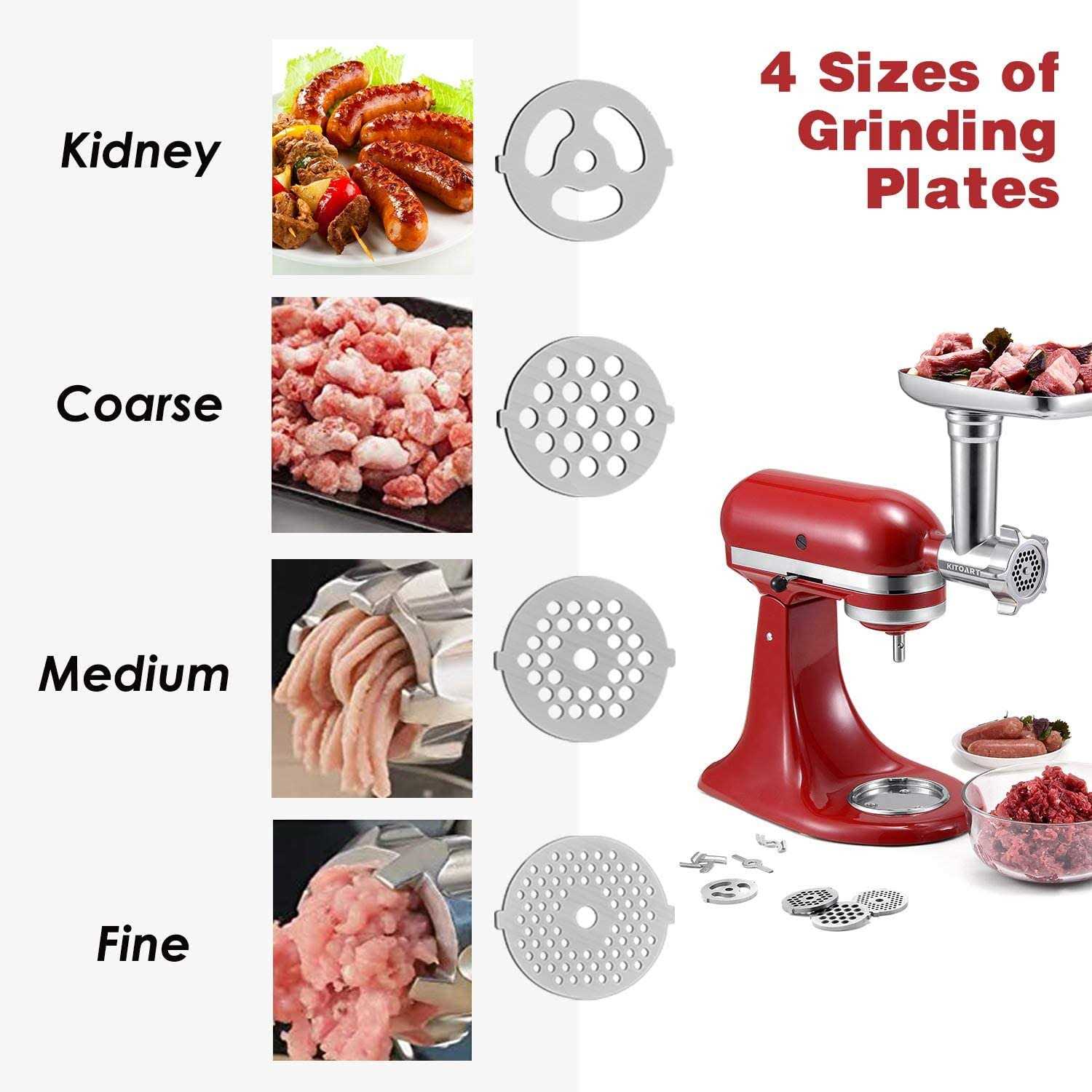 Metal Food Grinder Attachments For Kitchenaid Stand Mixers Meat Grinder