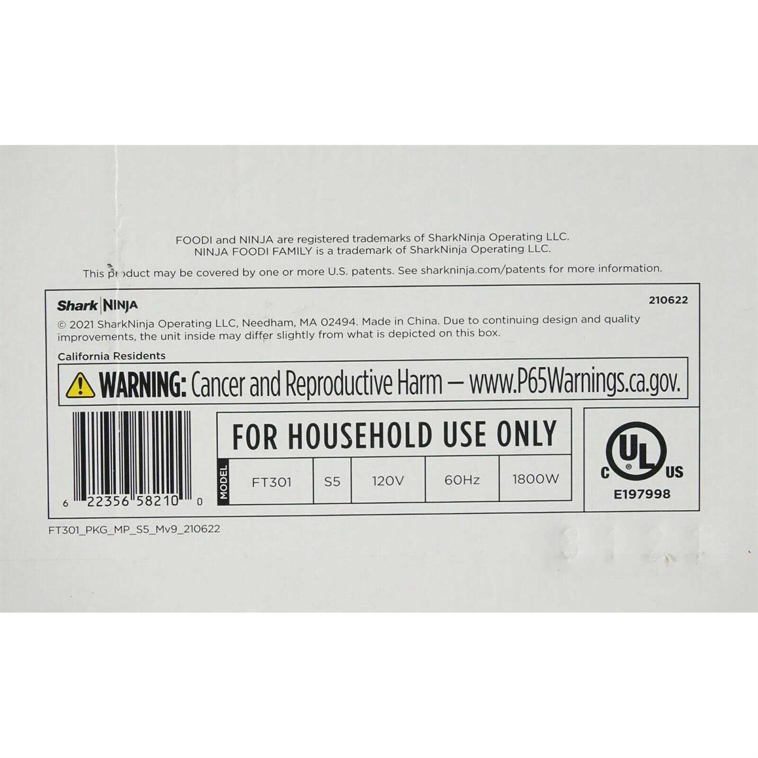 Ninja FT301 11 in 1 Foodi Convection Dual Heat Toaser Oven