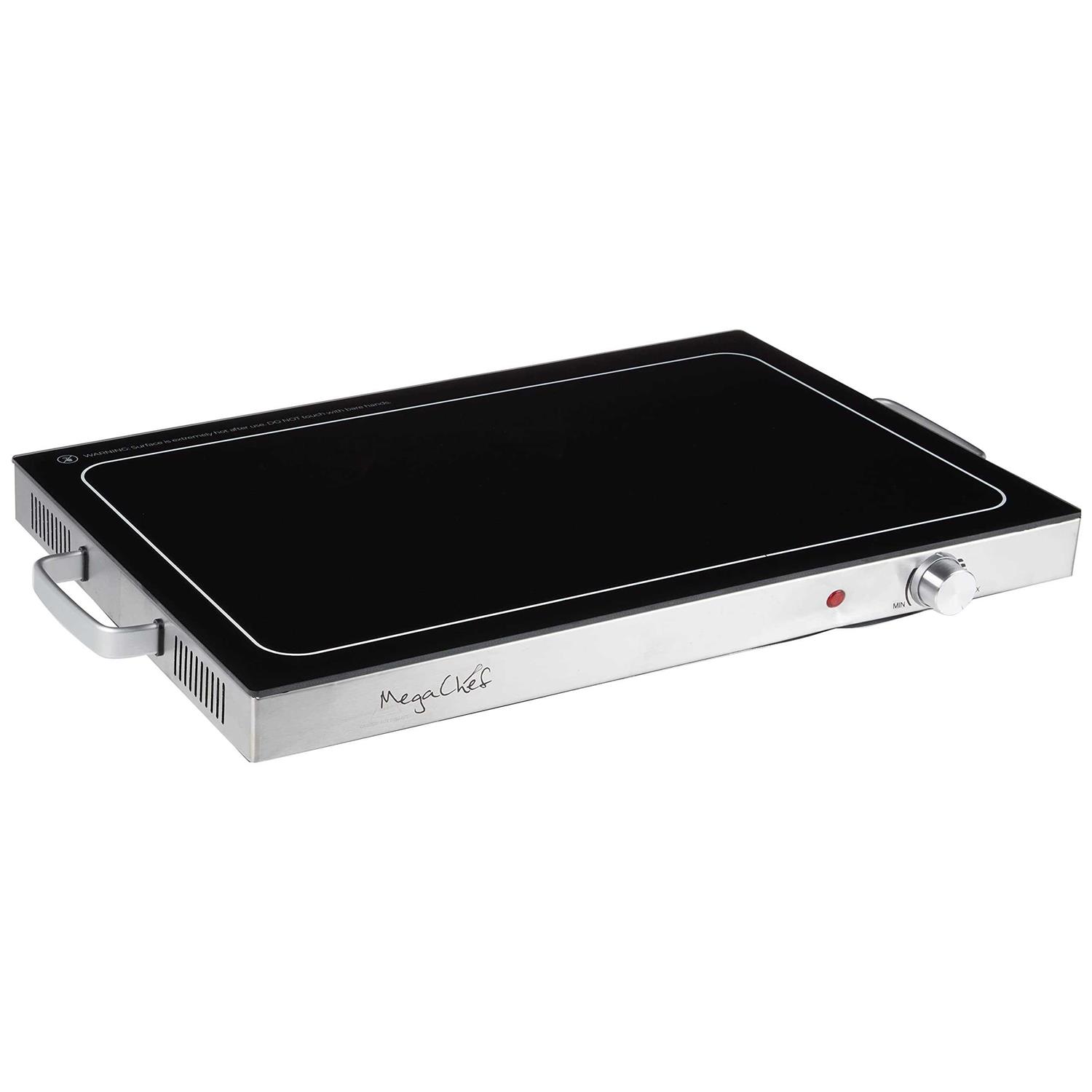 MegaChef Electric Warming Tray with Adjustable Temperature Control