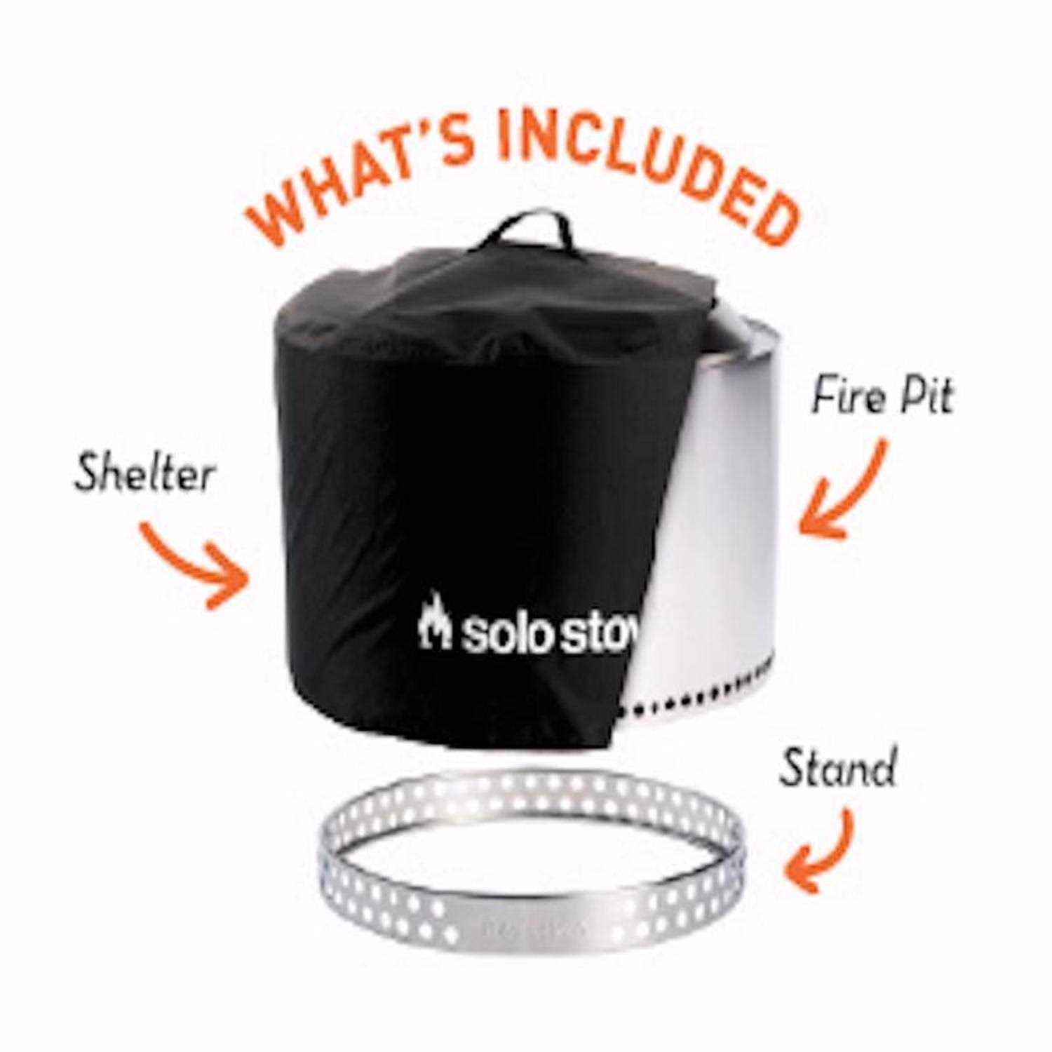 Solo Stove 19.5 in. W Stainless Steel Round Wood Fire Pit