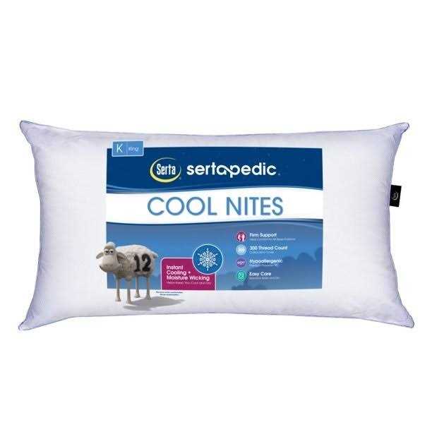 Sertapedic Cool Nites Bed Pillow