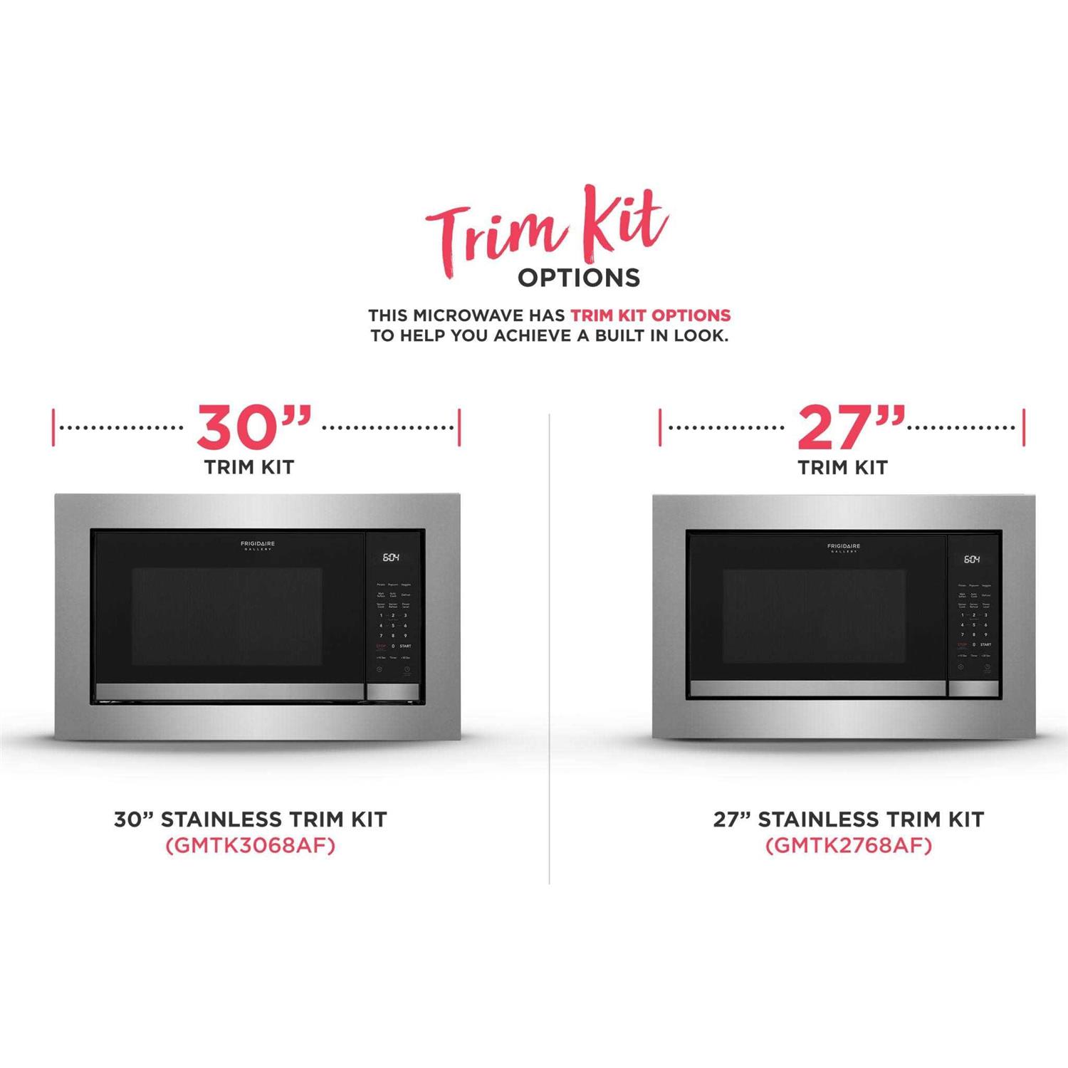 Frigidaire Gallery 30 Stainless Steel Microwave Trim Kit