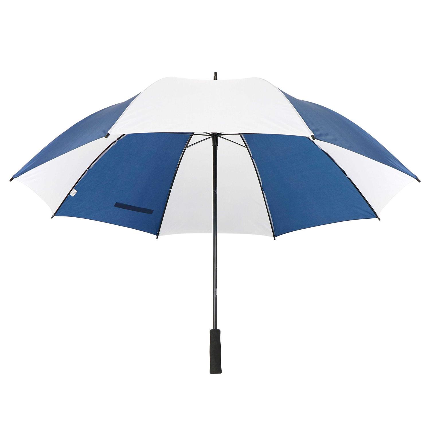 West Chester 40-in Blue and White Panels Manual Golf Umbrella Umnw60m UMNW60M-BLUE