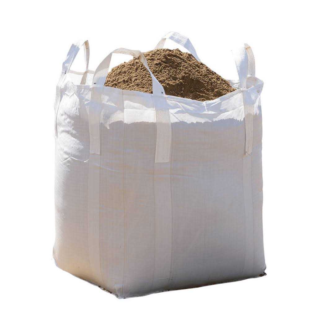 FIBC Bulk Bag 2200lbs, 35 L x 35 W x 40 H in, Open Top, Woven Polypropylene, Creative American Home, Men’s, Size: 35 x 35 x 40, White