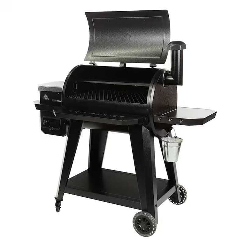Pit Boss Pro Series 850-Sq in Hammertone Pellet Grill with smart compatibility 10575