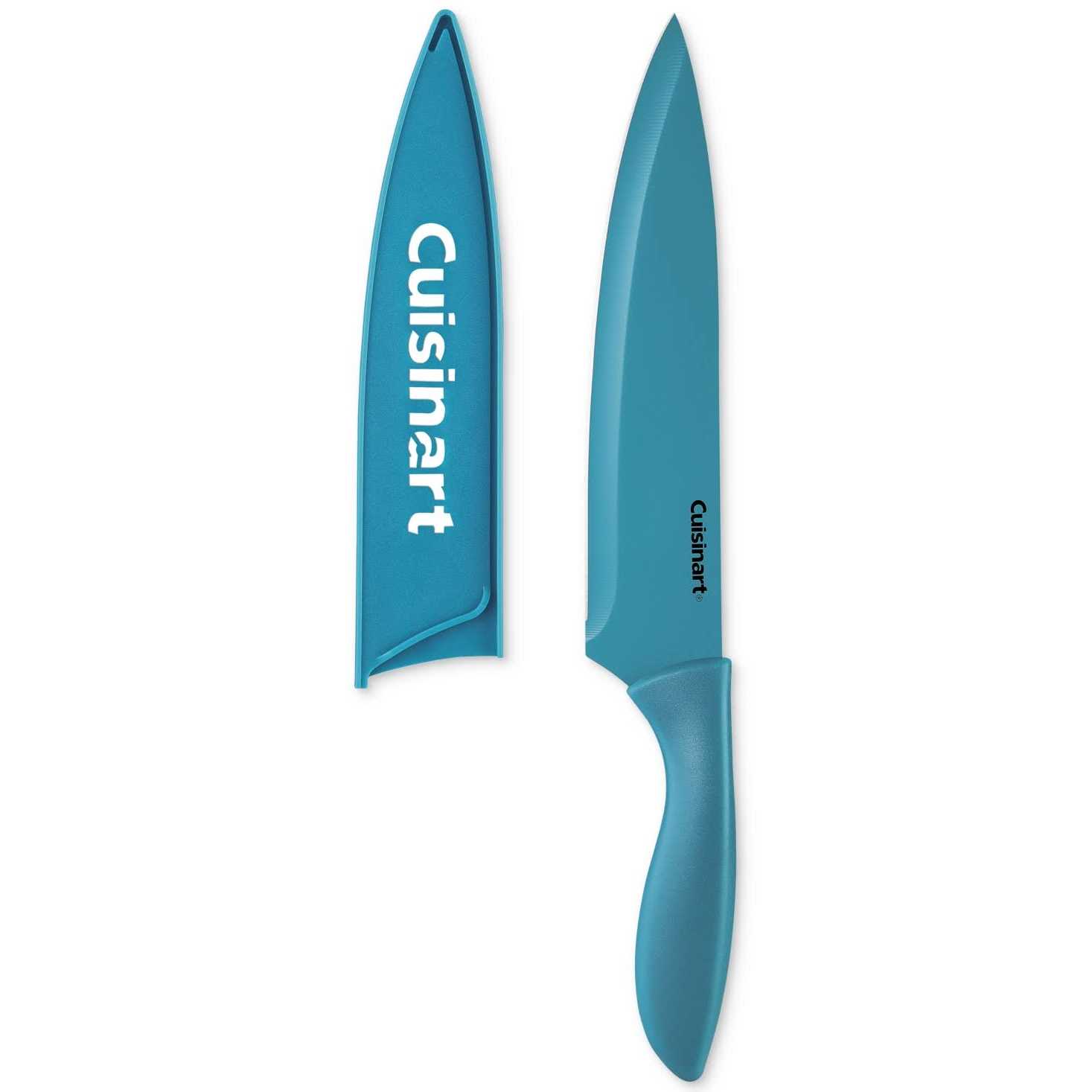 Cuisinart Multi 10-Pc. Seaside Ceramic-Coated Knife Set