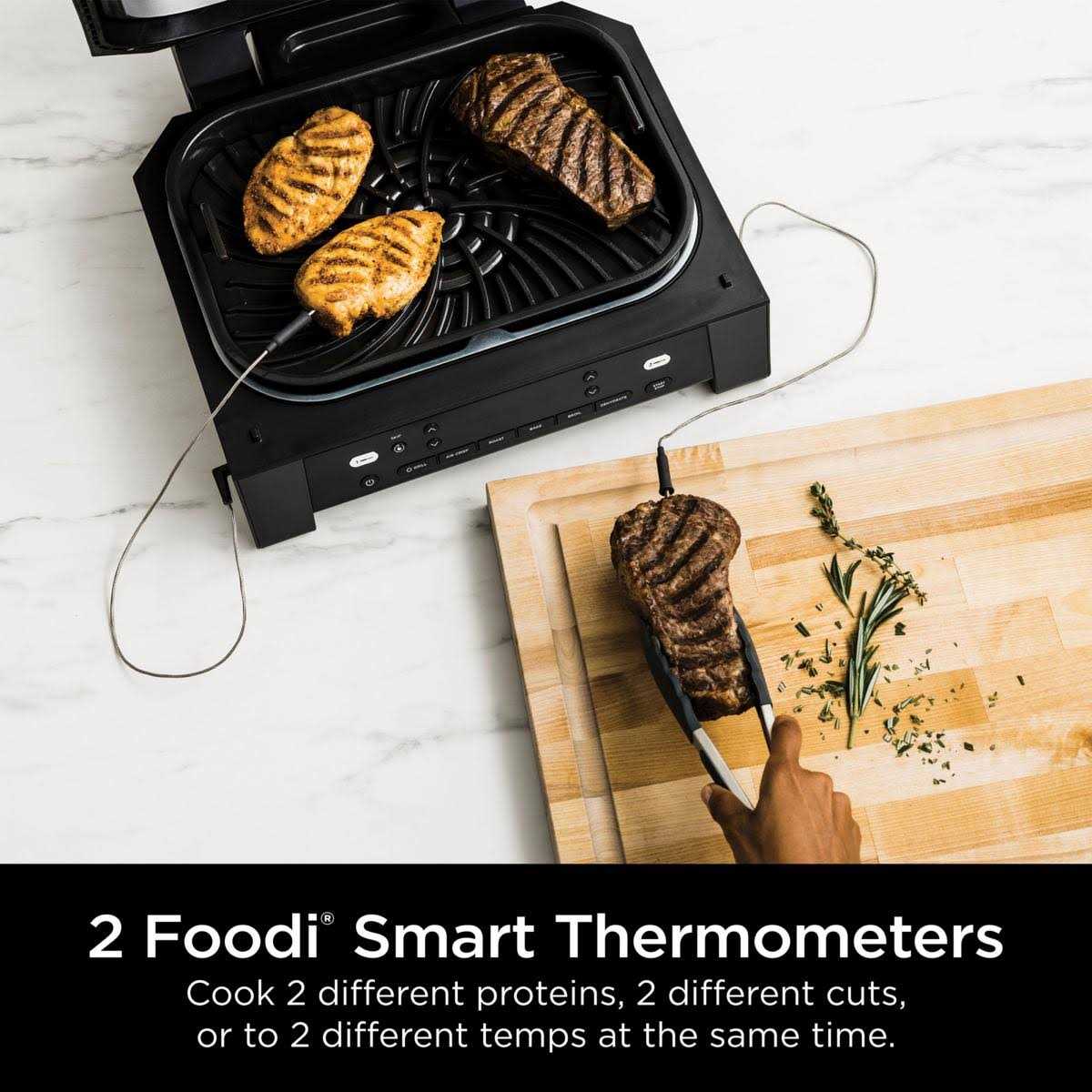 Ninja Foodi 6-in-1 Smart XL Dual Temp ProbeGrill/Air Fryer