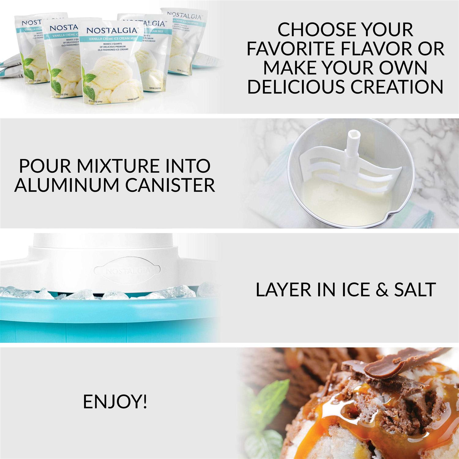 Nostalgia 4-qt Electric Ice Cream Maker