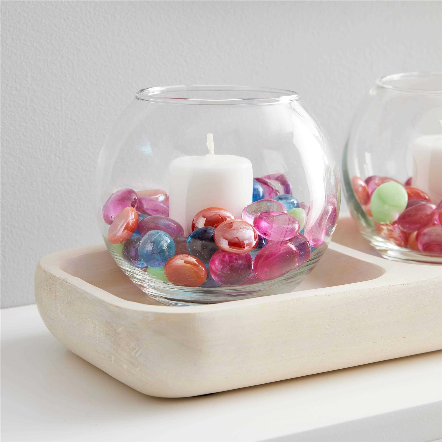 DollarTree Crisa by Libbey Glass Bubble Bowl 3.5