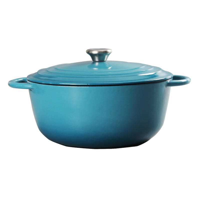 At Home Enameled Cast Iron Dutch Oven
