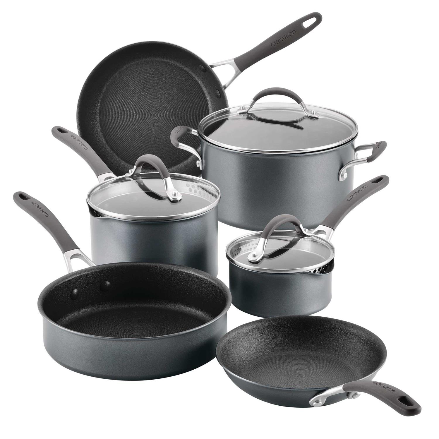 Circulon A1 Series-Scratch Defense Nonstick 9pc Cookware Set