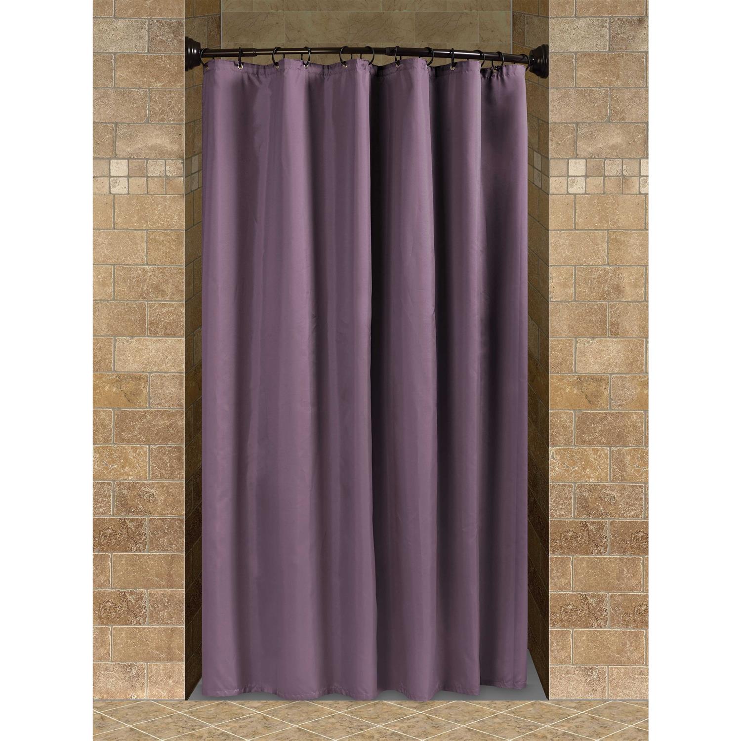 Zenna Home NeverRust Rustproof Dual Mount Curved Stall Shower Rod