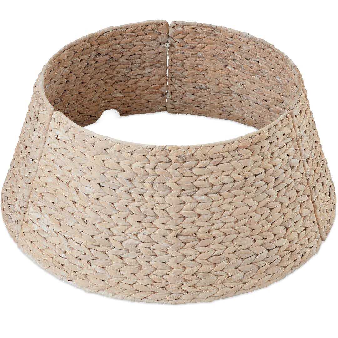 Best Choice Products Woven Hyacinth Christmas Tree Collar