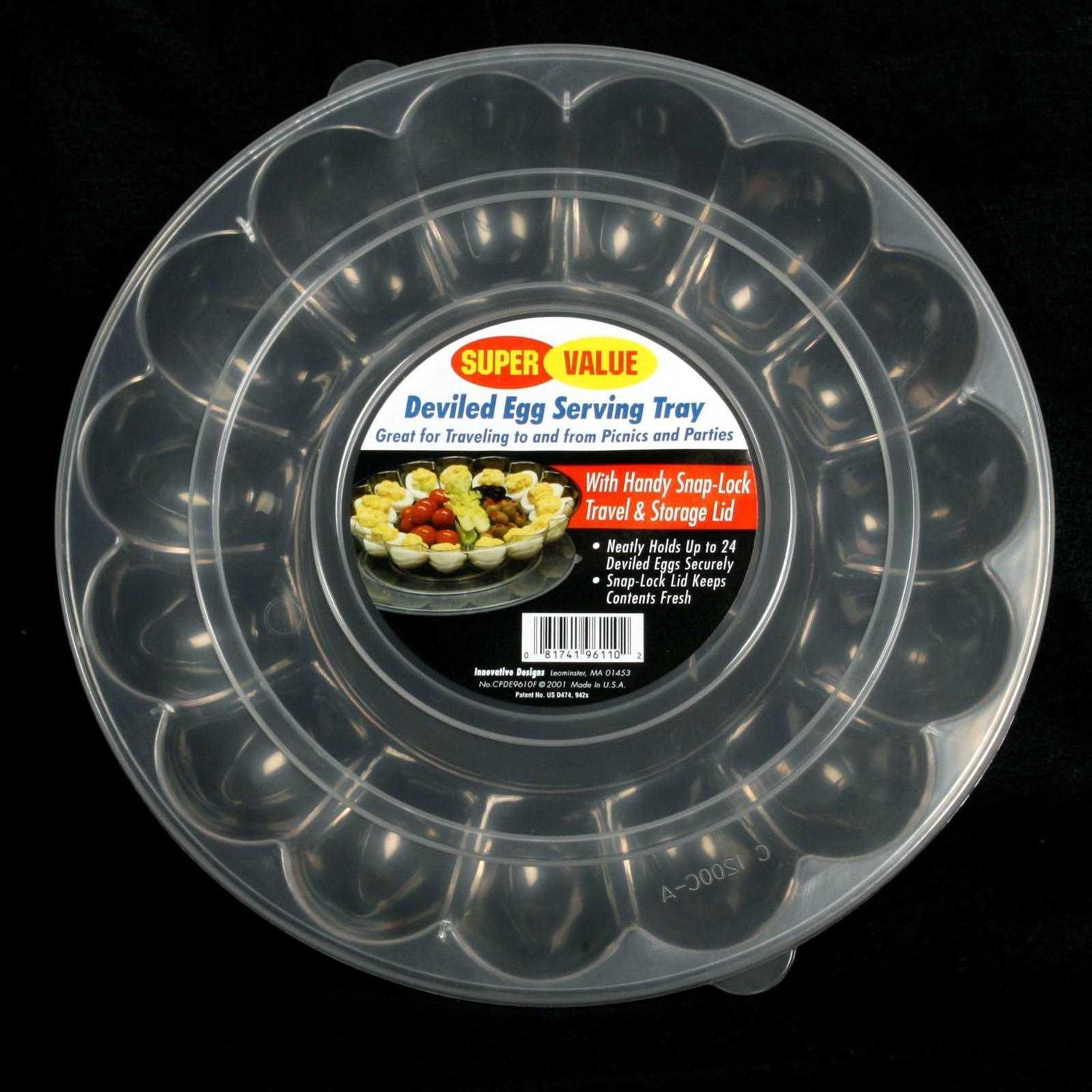 Clear Plastic Egg Tray with Lid
