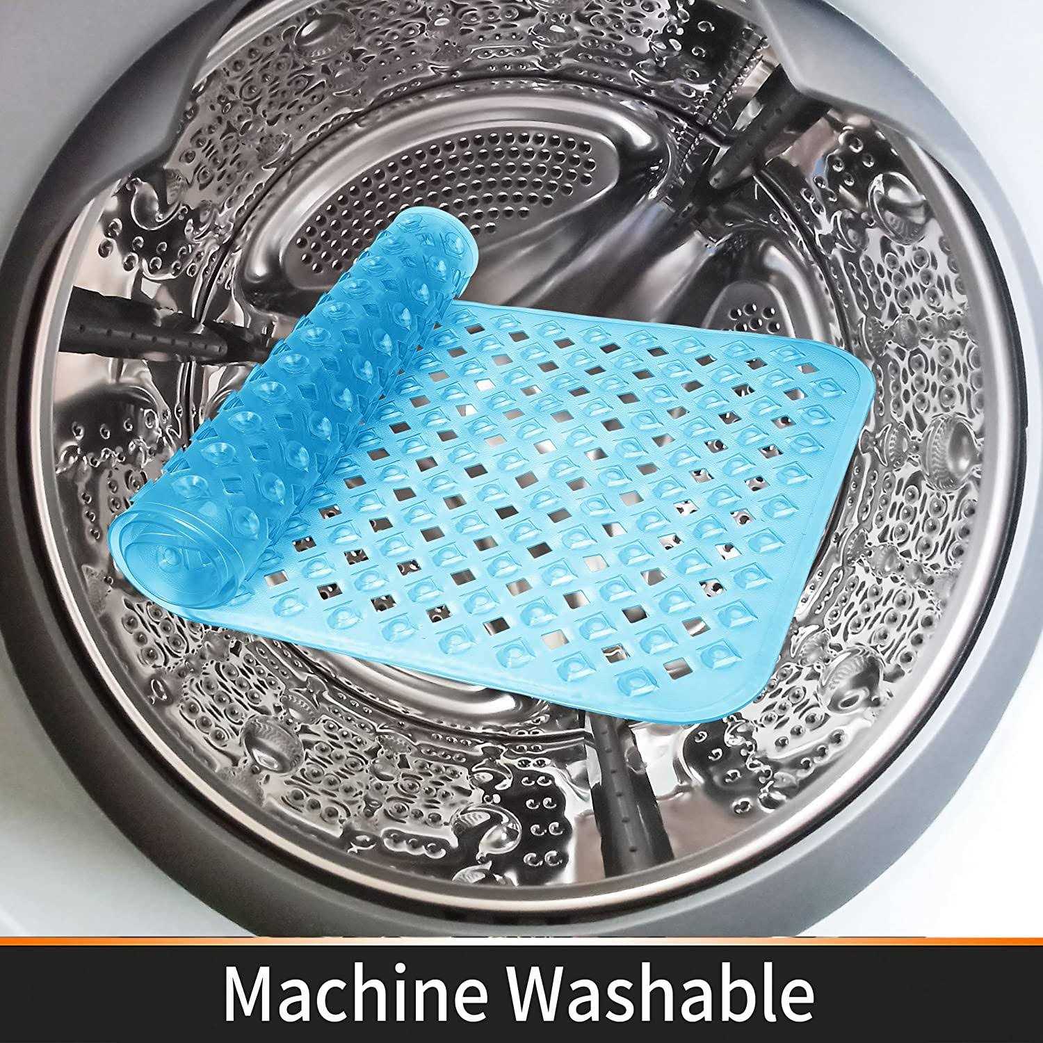 Yimobra Original Bath Tub Shower Mat Non Slip Bathtub Mats with Drain Holes