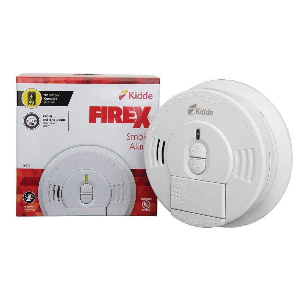 Kidde Firex Smoke Detector Battery Operated with Front-Load Battery Door