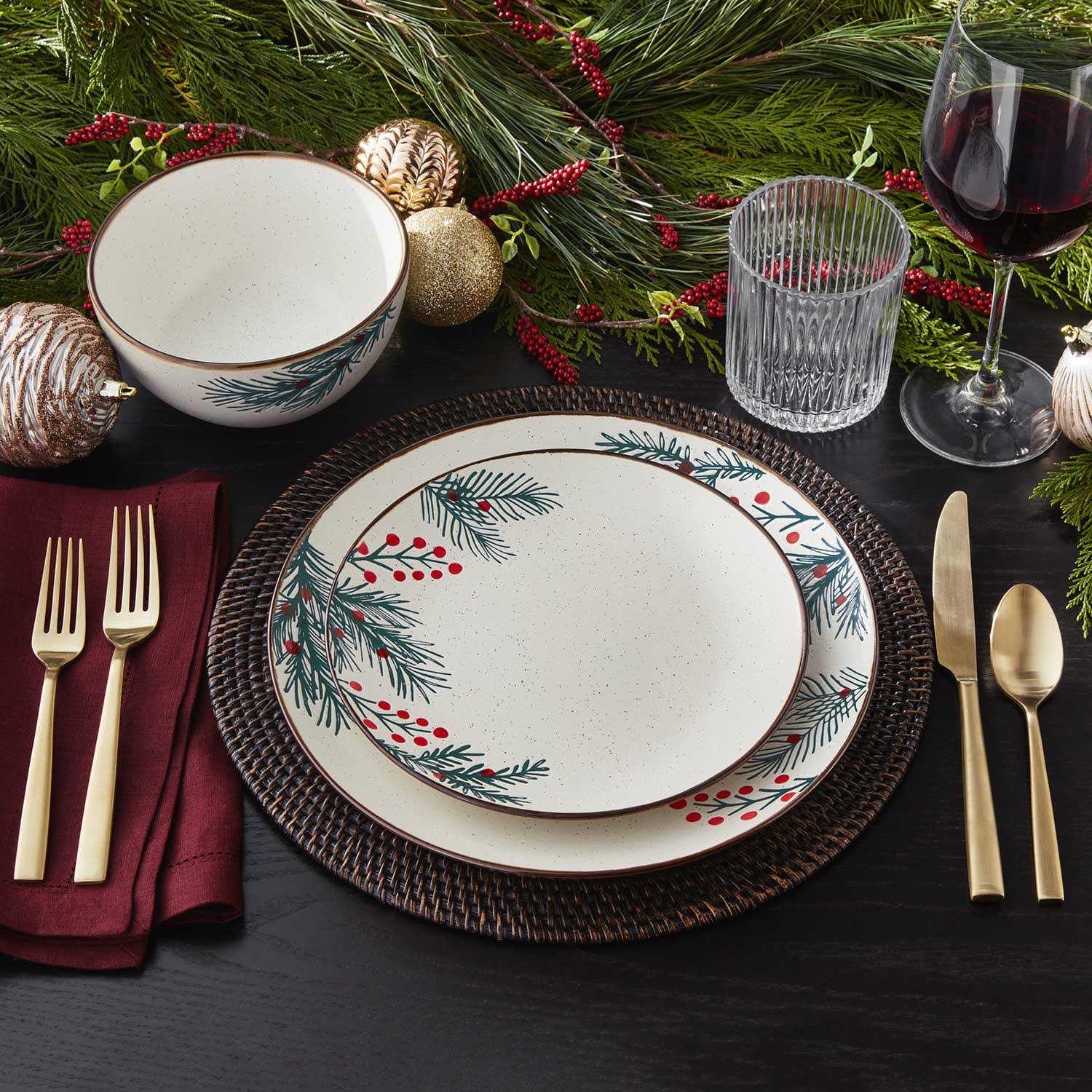 Member’s Mark 12PK Stoneware Holiday Dinnerware Set