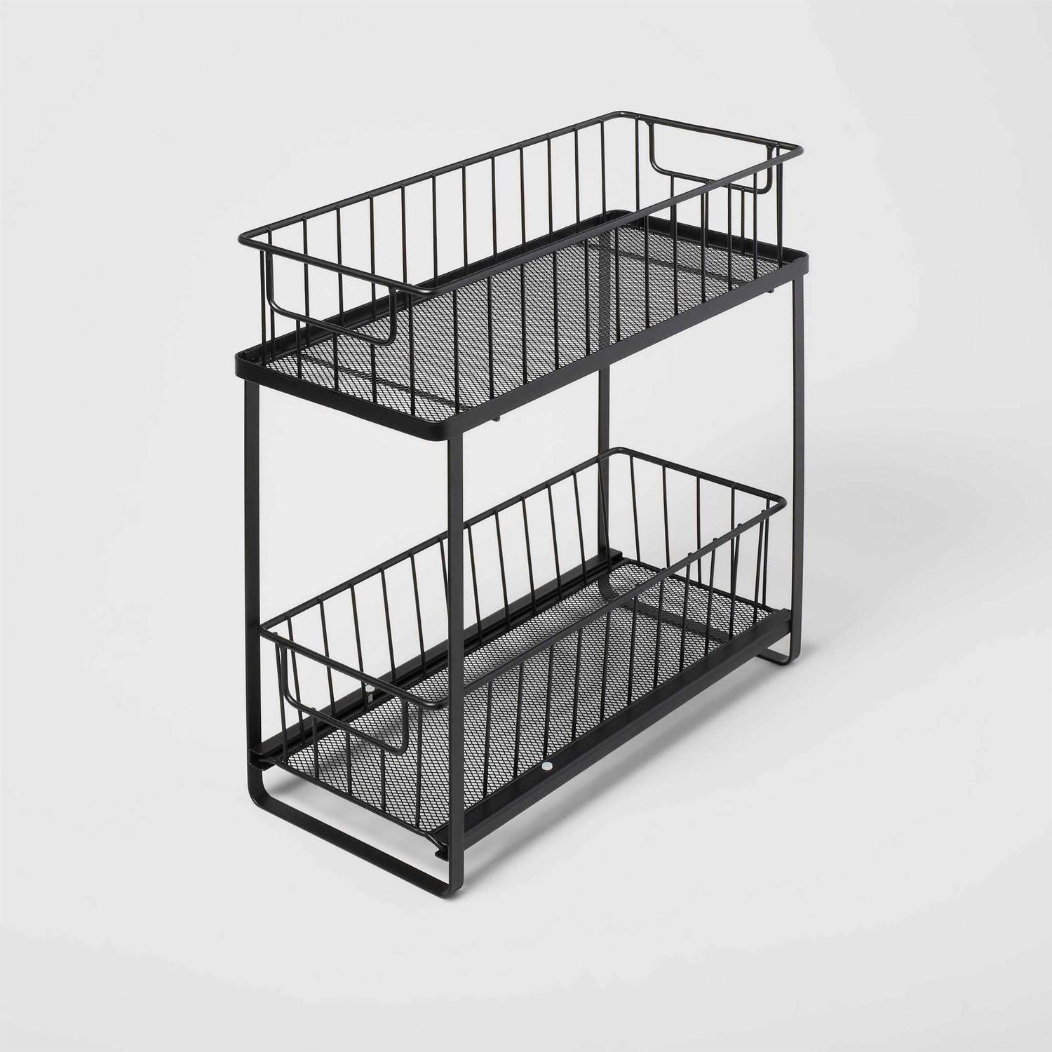 Brightroom Two Tiered Slide Out Organizer