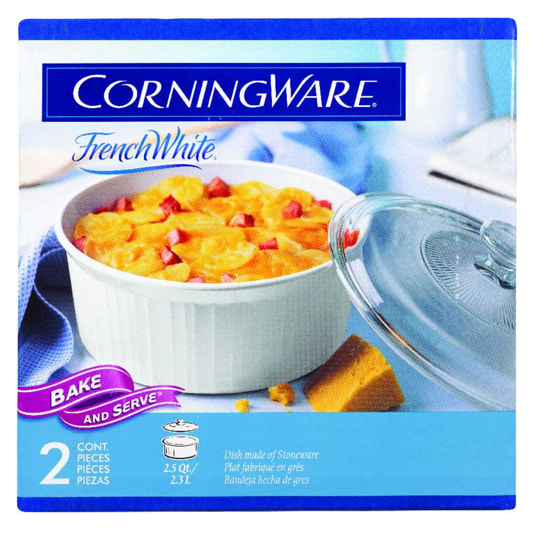 Corningware Round Casserole with Glass Cover
