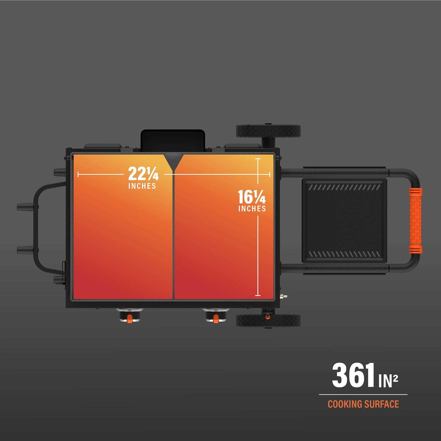 Blackstone On The Go Folding Griddle with Hood 1944