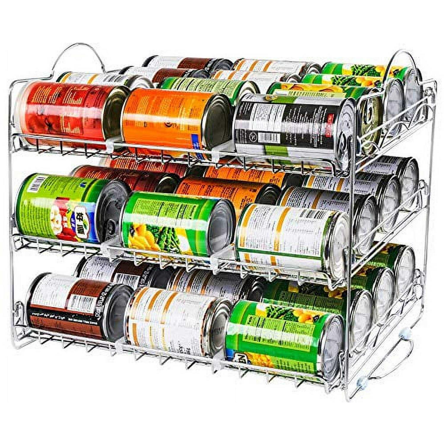 Utopia Kitchen Storage Can Rack Organizer Stackable Can Organizer Holds Upto 36 Cans for Kitchen Cabinet or Pantry
