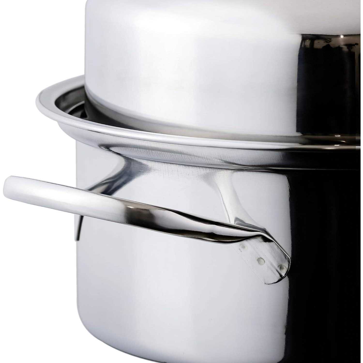 Ovente Kitchen Oval Roasting Pan 16 Inch Stainless Steel Baking Tray with Lid & Rack