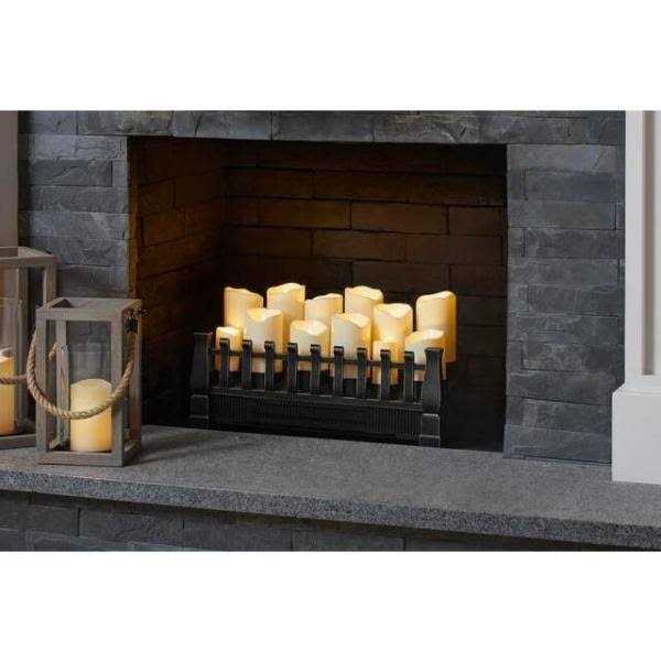 StyleWell Brindle Flame 20.70 in. W Ventless Electric Fireplace Insert