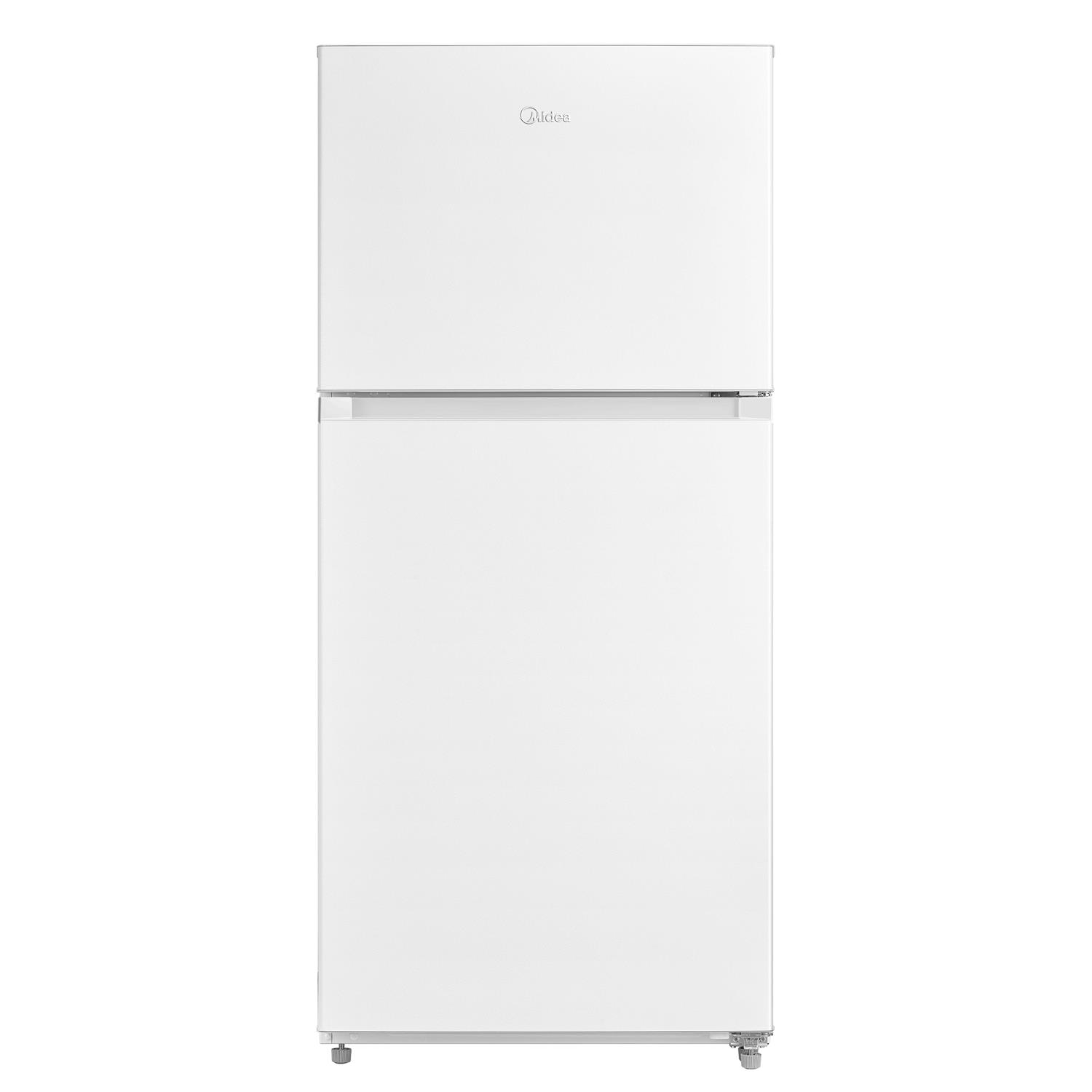 Midea Garage Ready 18.1-cu ft Top-Freezer Refrigerator ENERGY STAR MRT18D3BWW