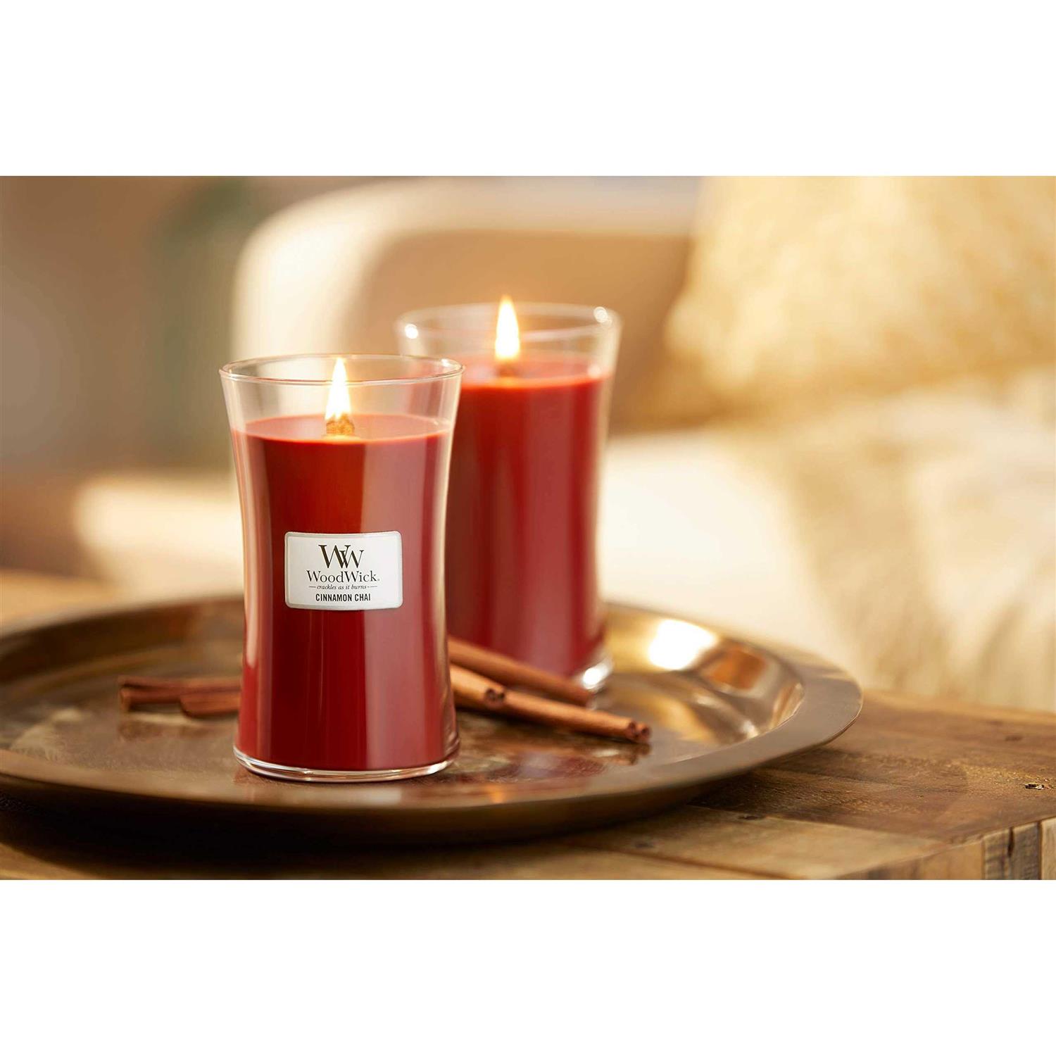 WoodWick Candle Large Cinnamon Chai