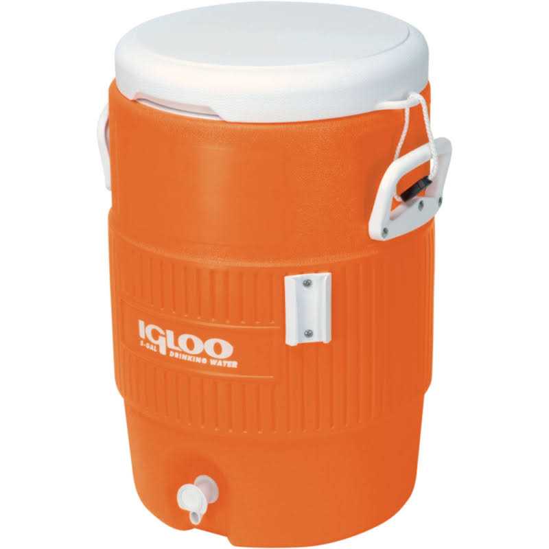 Igloo 5-Gallon Orange Beverage Cooler
