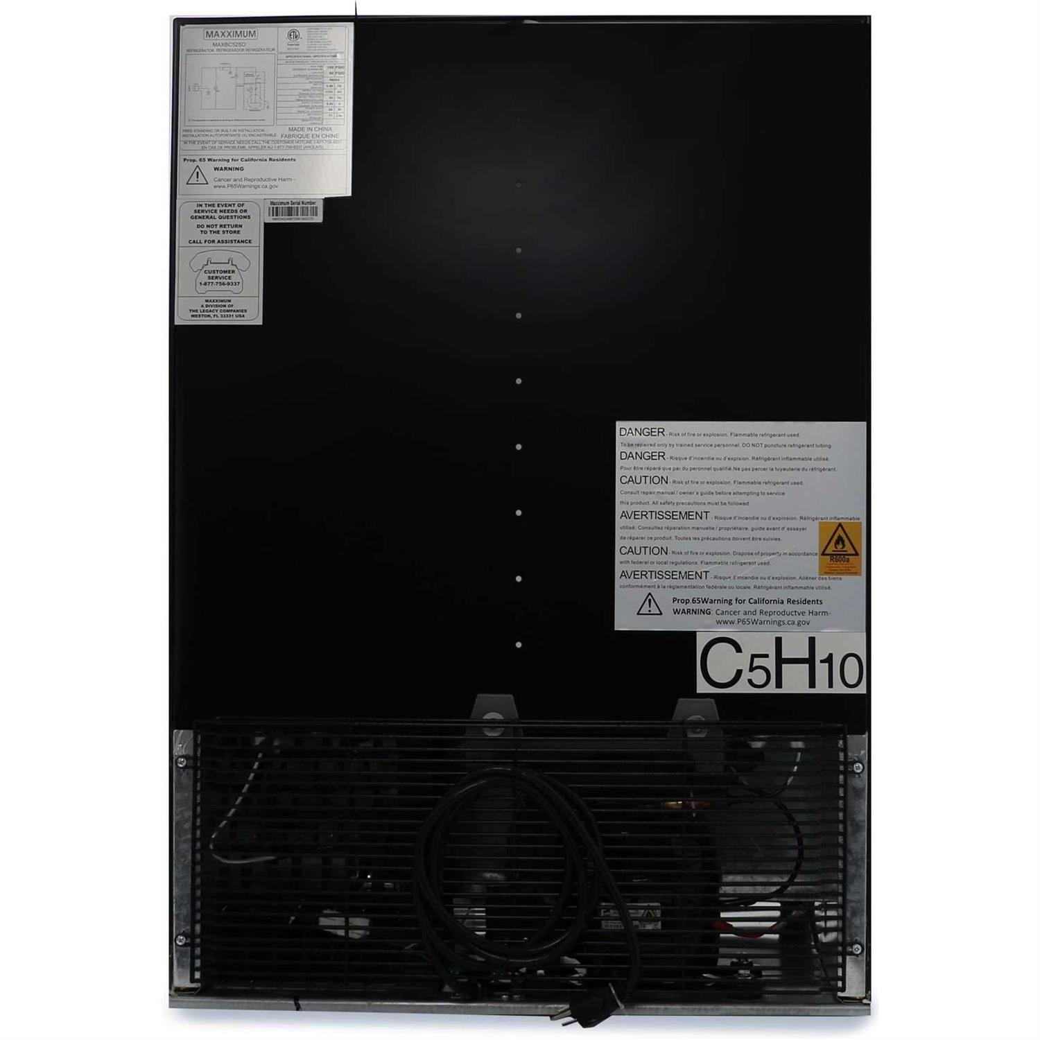 Maxximum 5.2-cu ft Built-In/freestanding Mini Fridge MAXBC52SD