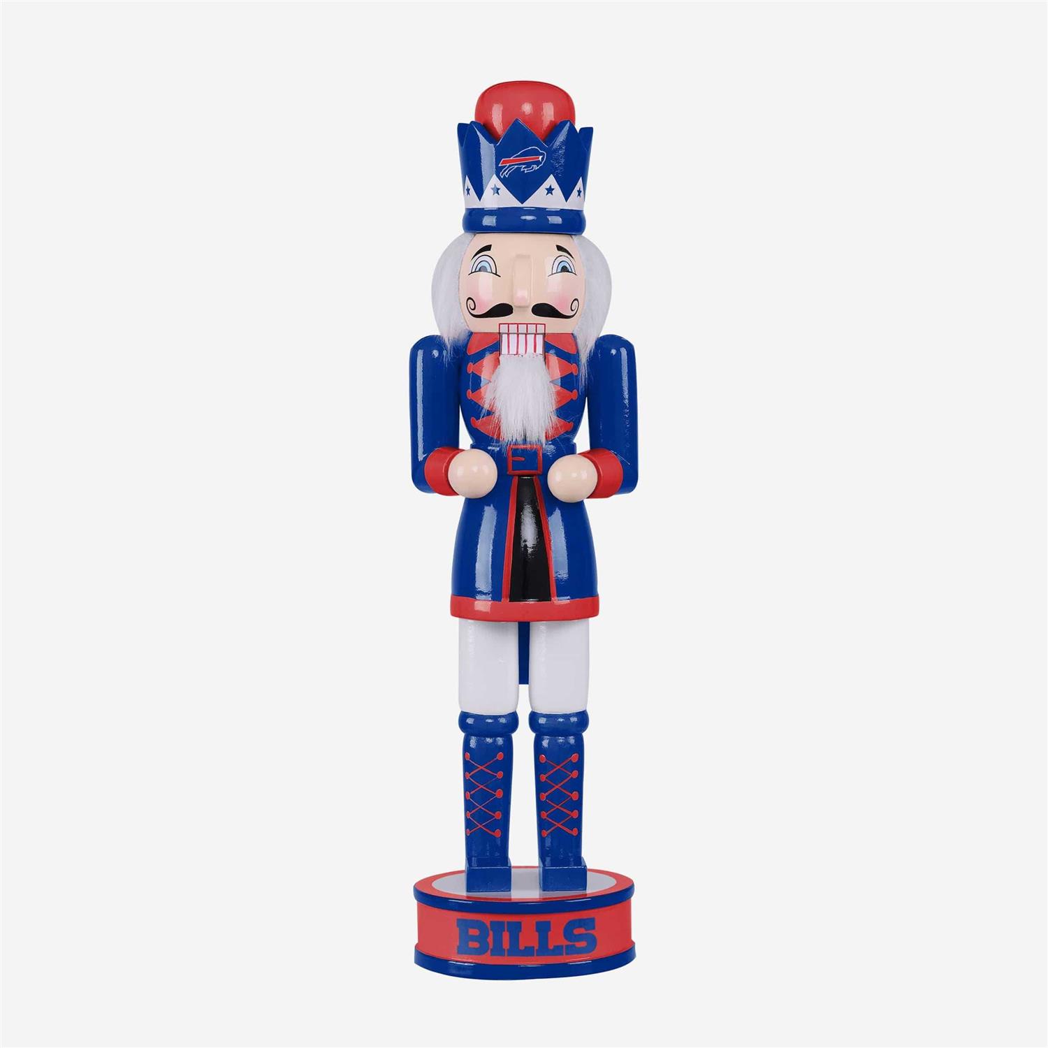 foco Team Logo Collectible Holiday 14 Nutcracker Buffalo Bills One Size Team