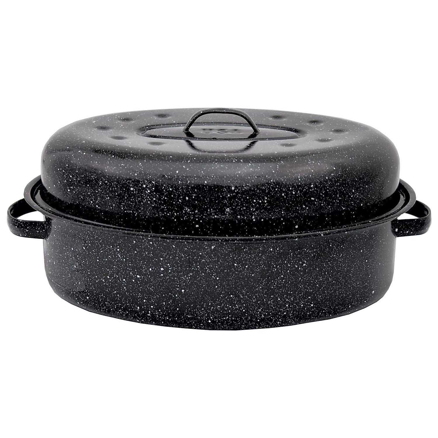 Granite-Ware Oval Covered Roaster