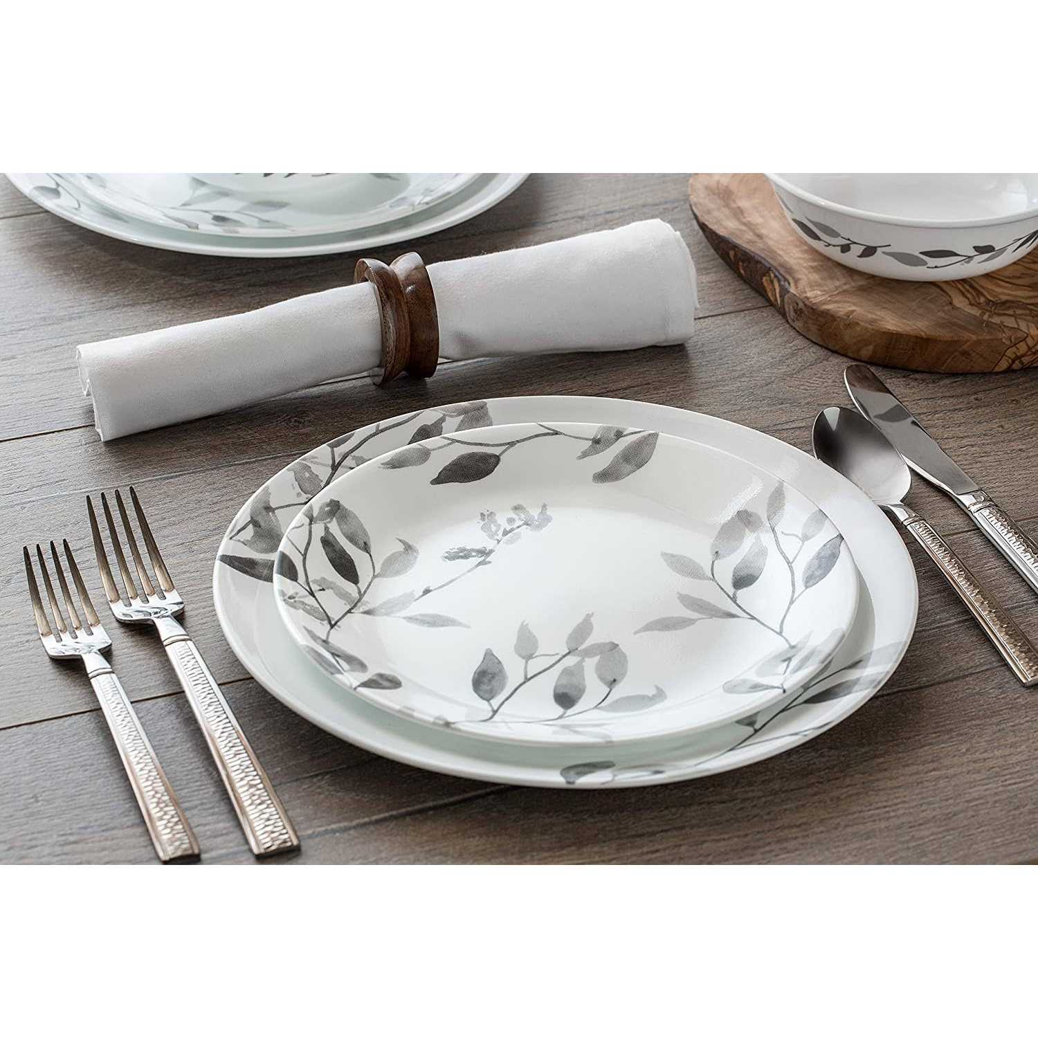 Corelle Misty Leaves 12-pc. Dinnerware Set