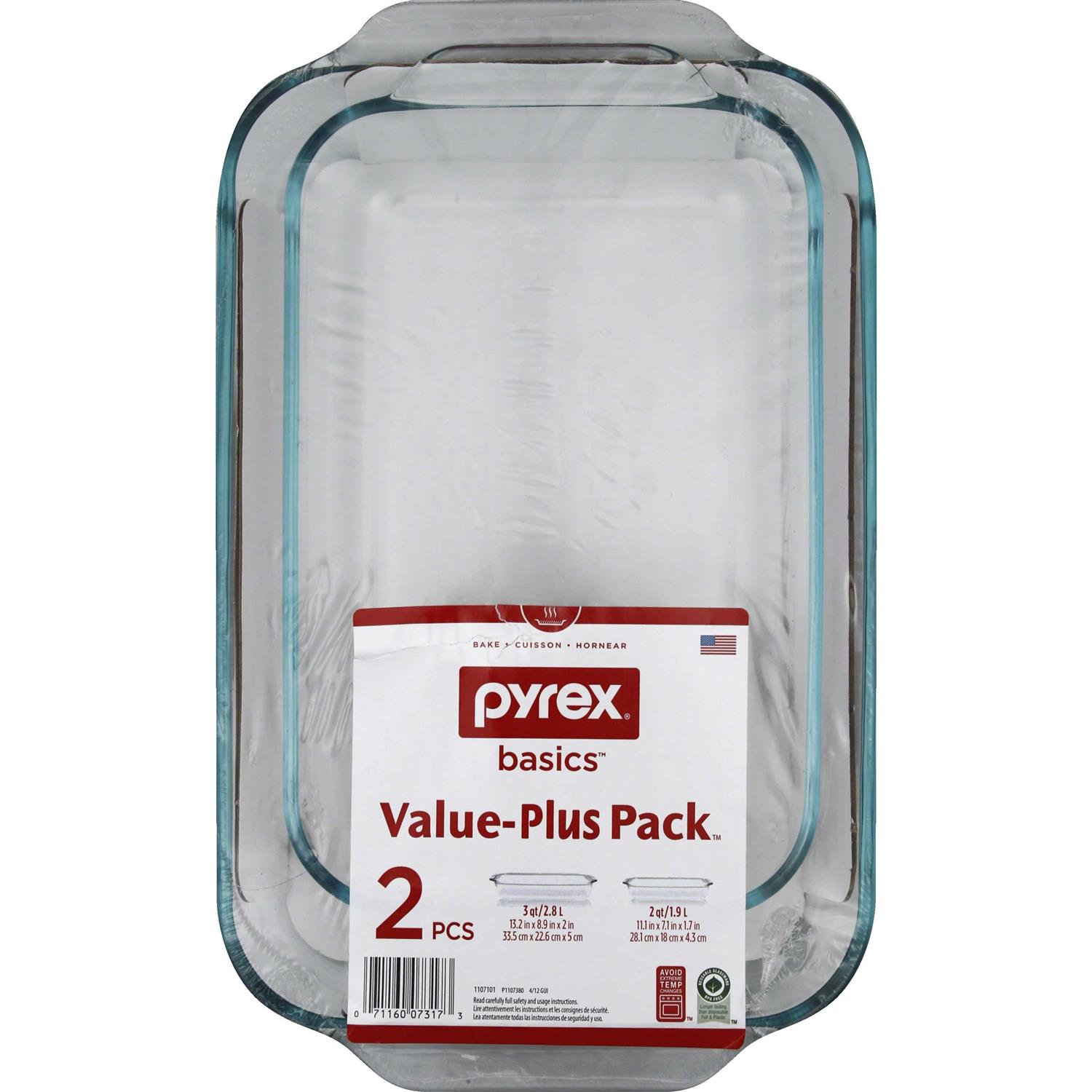 Pyrex Basics Glass Oblong Baking