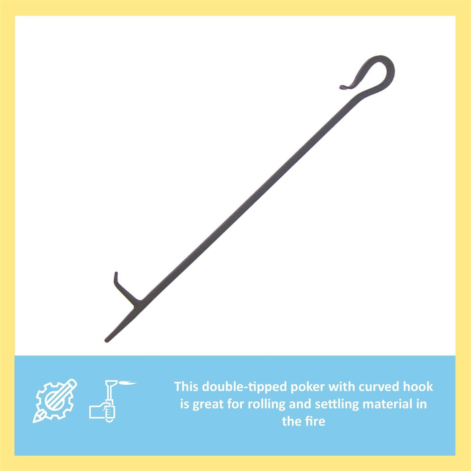 Minuteman Shepherd’s Hook Fireplace Poker