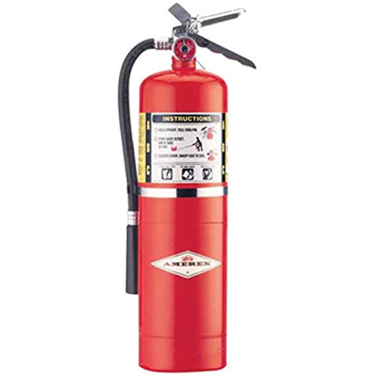 Amerex B456 ABC Dry Chemical Fire Extinguisher with Aluminum Valve