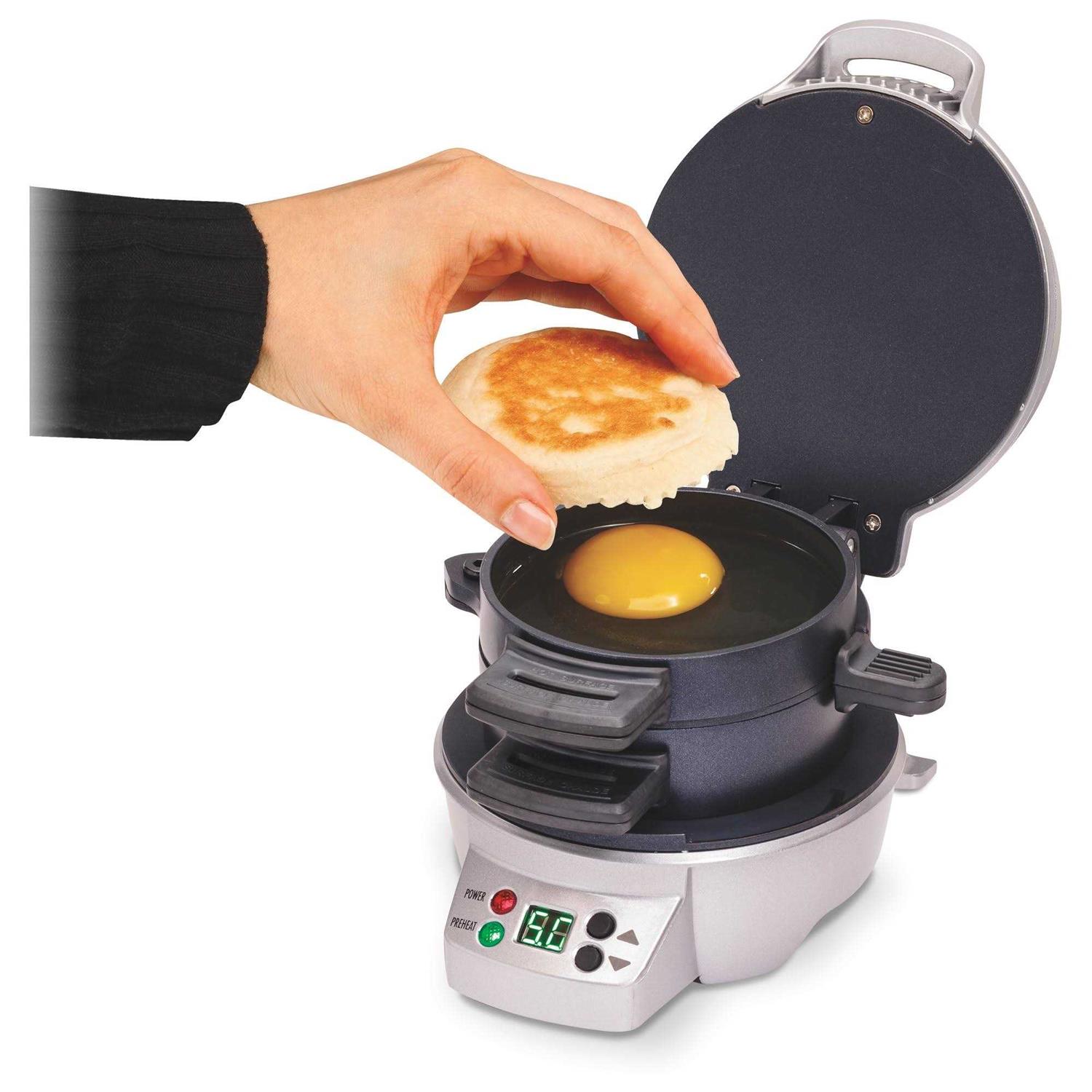Hamilton Beach Breakfast Sandwich Maker with Timer