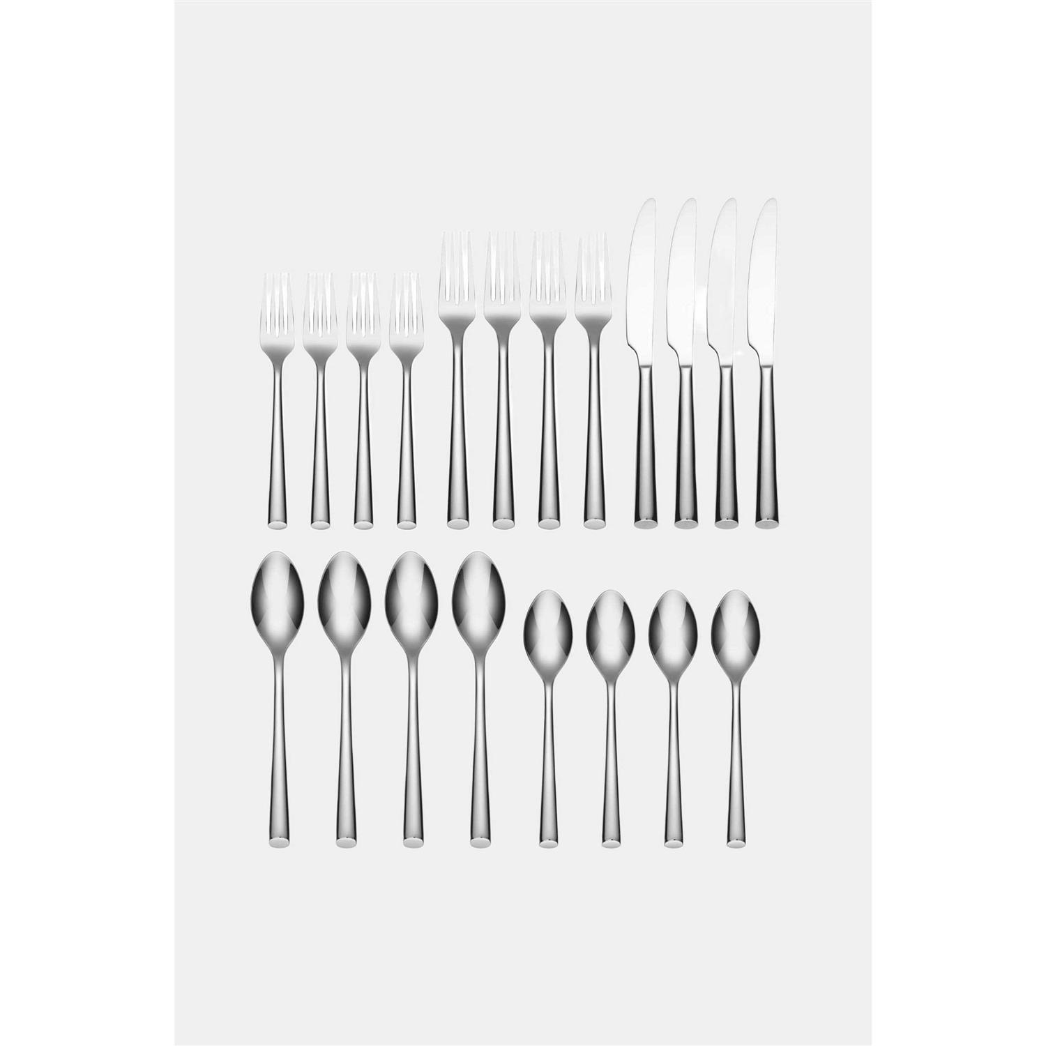 Cambridge Silversmiths Gilda Satin 20 Piece Flatware Set