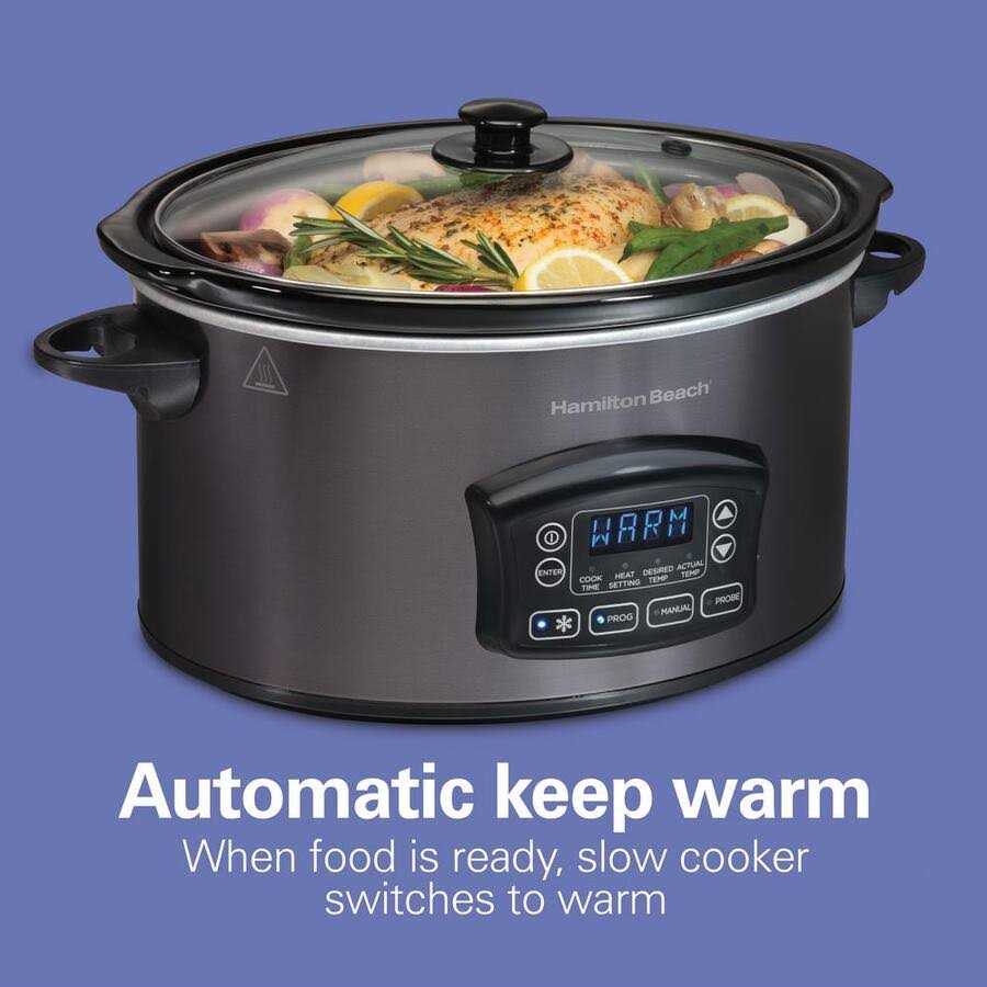 Hamilton Beach 6-qt Programmable Defrost Slow Cooker