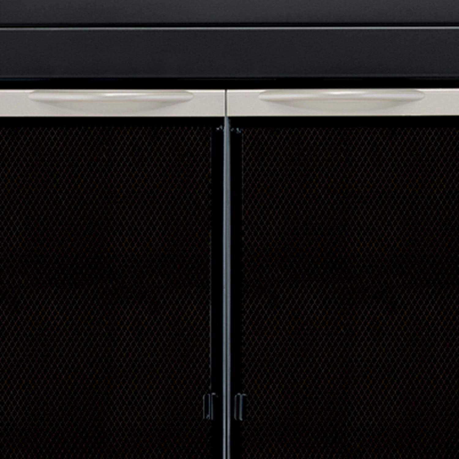 Pleasant Hearth Alsip Large Glass Fireplace Doors AP-1132