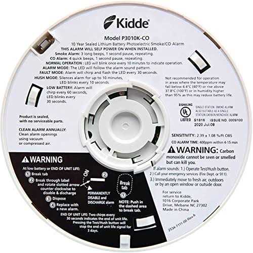 Kidde Smoke & Carbon Monoxide Detector Combo