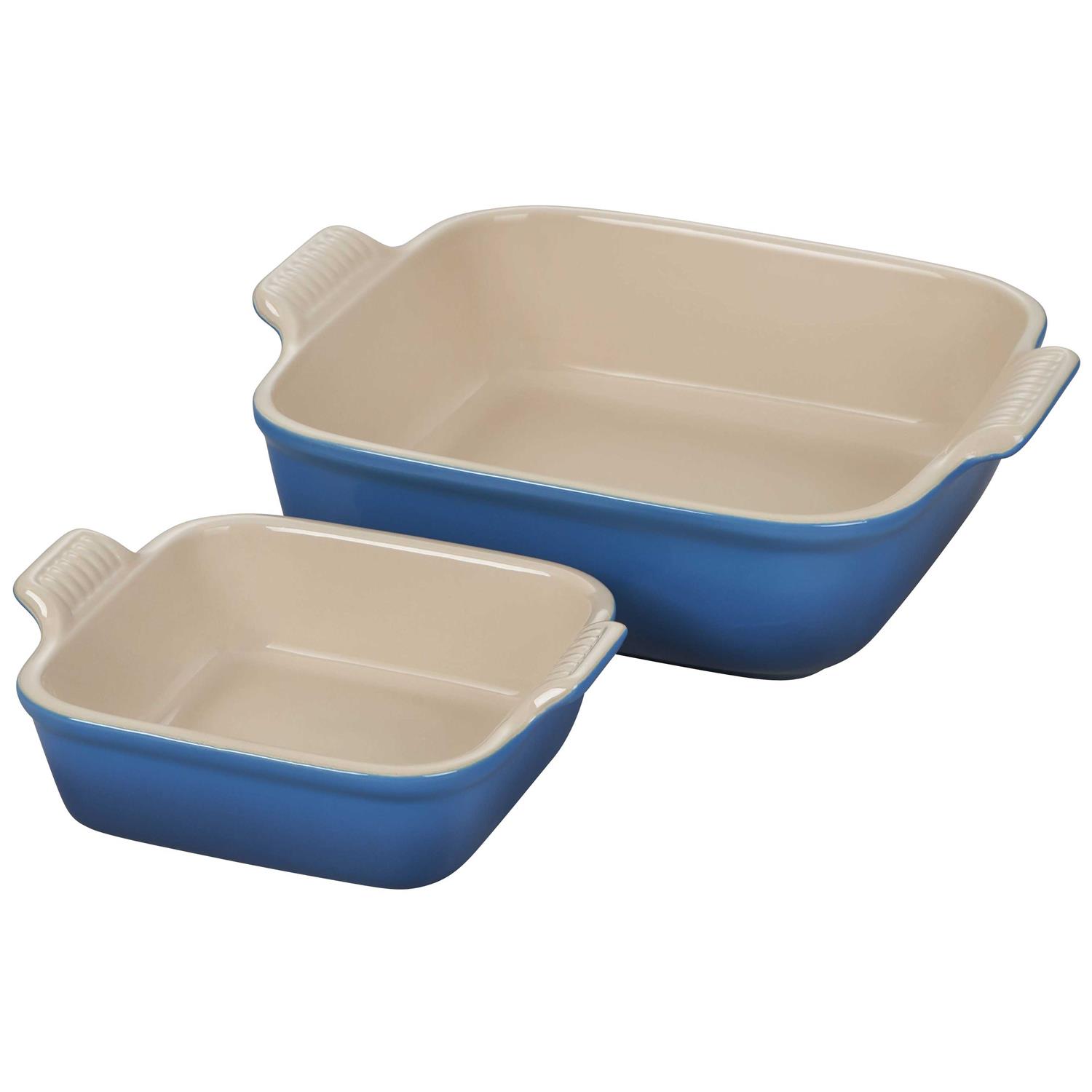 Le Creuset Heritage Set of 2 Square Dishes