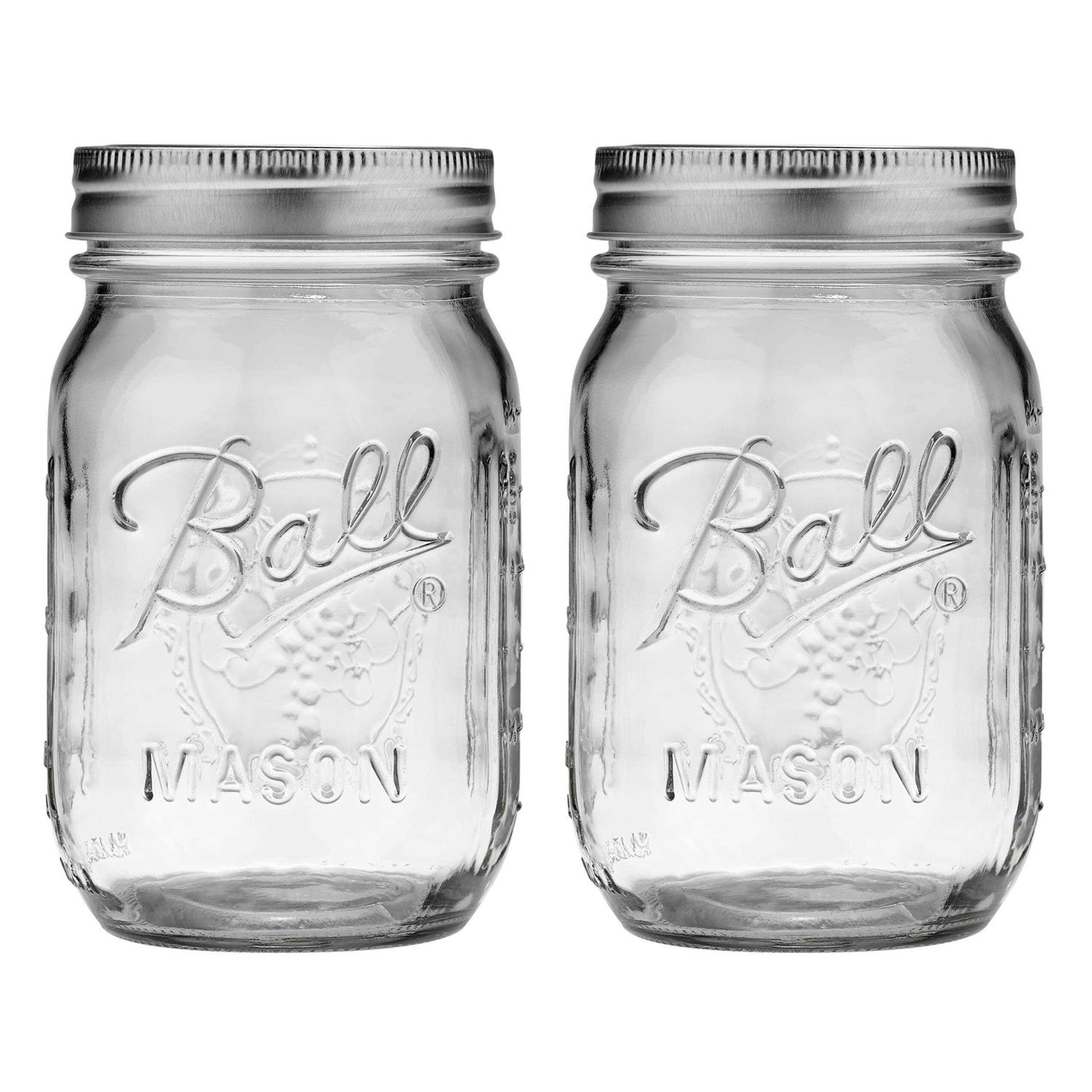 Ball Mason Jars Pint Regular Mouth