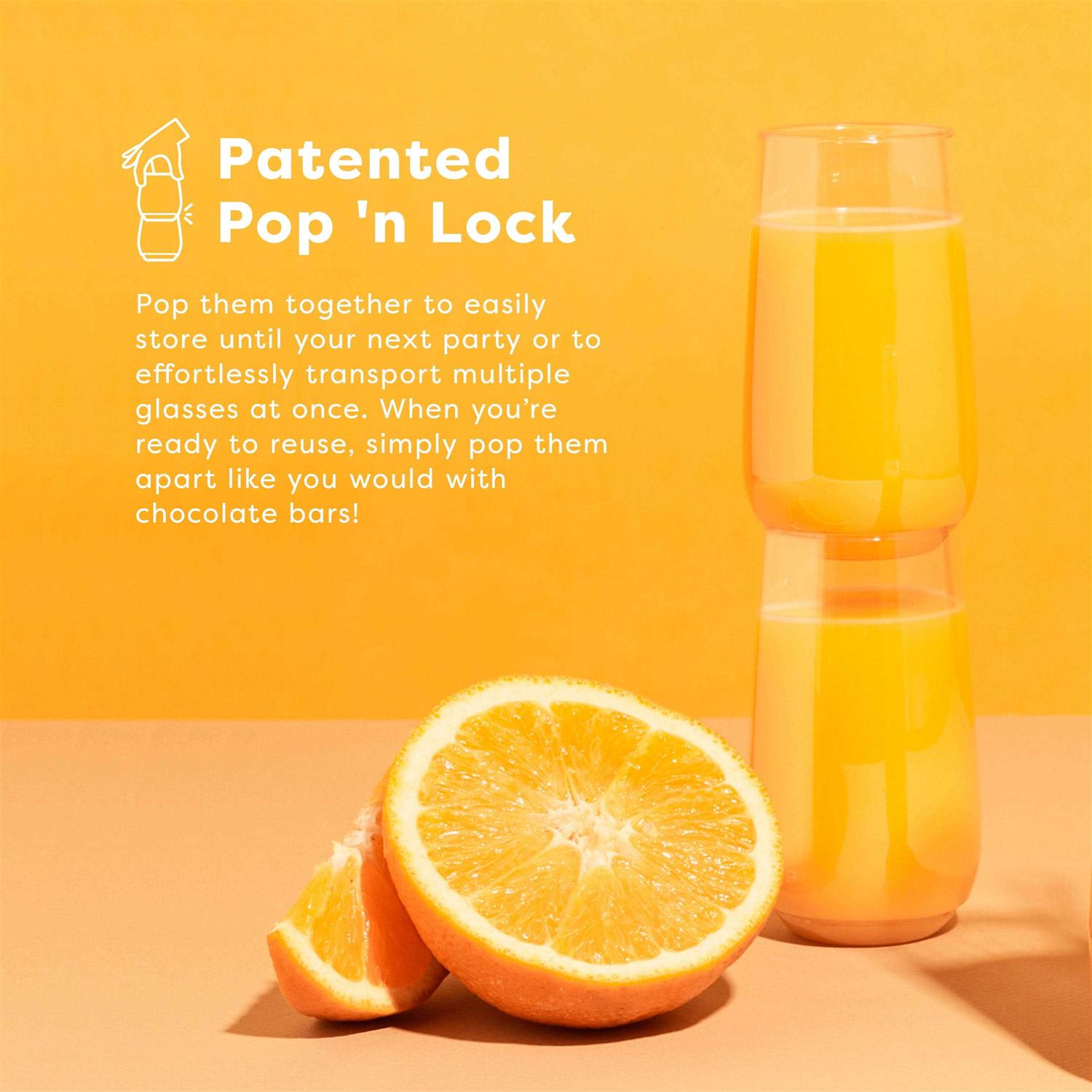 TOSSWARE POP 9oz Flute Premium Quality